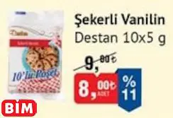 DESTAN ŞEKERLİ VANİLİN DESTAN ŞEKERLİ VANİLİN